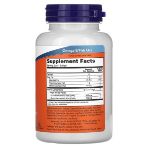 Ultra Omega-3 90 дражета | Now Foods