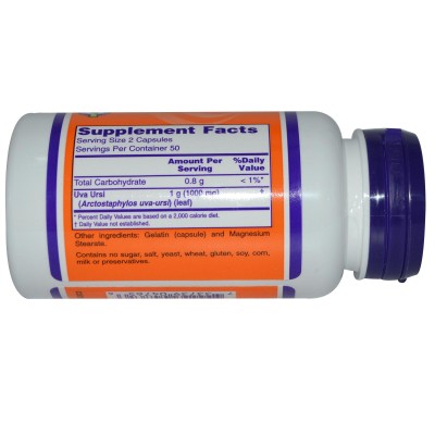 Мечо Грозде (Uva Ursi) 500 мг 100 капсули | Now Foods Мечо Грозде (Uva Ursi) 500 мг 100 капсули | Now FoodsДейства благоприятно при възпаления на пикочните пътища
Елиминира бактериите в урината
Предотвратява образуване на камъни в бъбреците
И Мечо Грозде (Uva Ursi) 500 мг 100 капсули | Now Foods Действа благоприятно при възпаления на пикочните пътища Елиминира бактериите в урината Предотвратява образуване на камъни в бъбреците Има противовъзпал Мечо Грозде (Uva Ursi) 500 мг 100 капсули | Now F