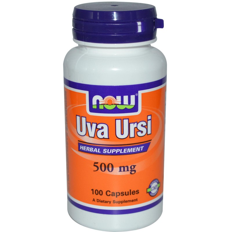 Мечо Грозде (Uva Ursi) 500 мг 100 капсули | Now Foods