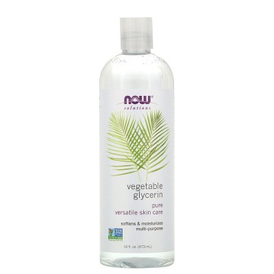 Vegetable Glycerine 473 мл | Now Foods За всеки тип кожа Ефикасно средство за хидратиране на дермата Забележително омекотяващо средство Привлича водата и така възстановява водния баланс на кожата О Vegetable Glycerine 473 мл | Now Foods За всеки тип кожа 