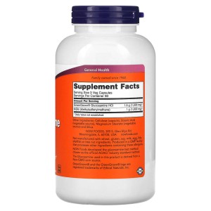 Vegetarian Glucosamine & MSM 240 веге капсули | Now Foods