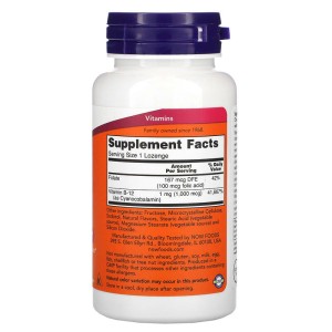 Vitamin B-12 1000 мкг 250 подезични таблетки | Now Foods