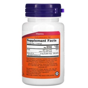 Vitamin B-12 5000 мкг 60 таблетки | Now Foods