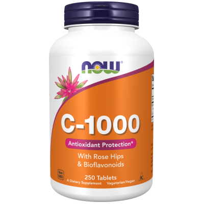 Vitamin C-1000 250 таблетки | Now Foods Мощен антиоксидант Подпомага функцията на надбъбречните жлези За по-добро производство на антитела Има противораково действие Подпомага сърдечното здраве Vitamin C-1000 250 таблетки | Now Foods Мощен антиоксидант По