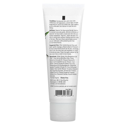 Vitamin C & Oryza Sativa Gentle Scrub 118 мл | Now Foods