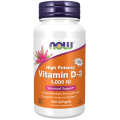 Vitamin D-3 1000 IU 360 гел-капсули | Now Foods За по-добър обмен на минерали в организма Спомага за правилното усвояване на калций, фосфор и магнезий За защита на стените на съдовете на кръвоносната сис Vitamin D-3 1000 IU 360 гел-капсули | Now Foods За 