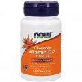 Витамин D 1000 IU 180 дъвчащи дражета | Now Foods