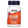 Vitamin E-200 IU d-Alpha Tocopheryl 100 гел-капсули | Now Foods