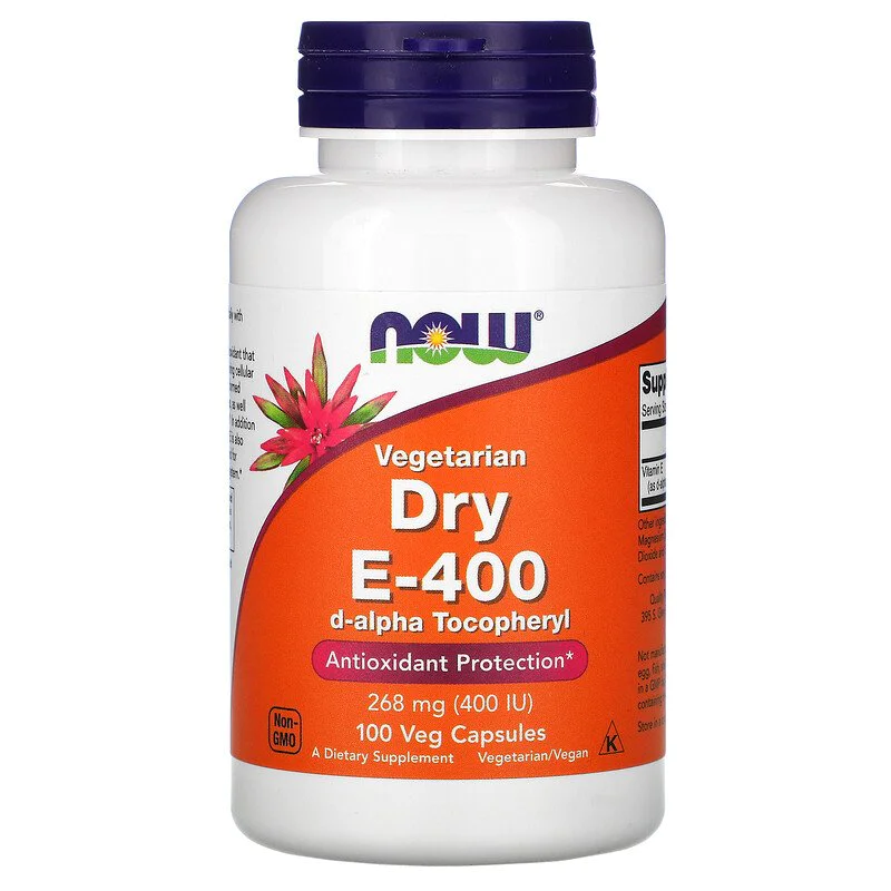 Витамин Е-400 Сух 100 веге капсули | Now Foods Сух Витамин Е-400 100 веге капсули | Now FoodsСпомага за понижаване на кръвното налягане
Поддържа кожата Ви по-свежа и еластична
Засилва имунната система
Възвръща силите
Подпомага плодовитостта Сух Витамин Е-400 100 веге капсули | Now Foods Спомага за понижаване на кръвното налягане Поддържа кожата Ви по-свежа и еластична Засилва имунната система Възвръща силите Подпомага плодовитостта при мъж Сух Витамин Е-400 100 веге капсули | Now Foods Спома