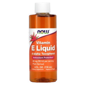 Vitamin E Liquid d-alpha Tocopherol 118 мл | Now Foods