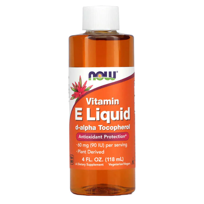 Vitamin E Liquid d-alpha Tocopherol 118 мл | Now Foods Vitamin E Liquid d-alpha Tocopherol 118 мл | Now Foods