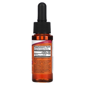 Vitamin E Liquid d-alpha Tocopherol 30 мл | Now Foods