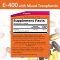Витамин Е 400 IU MT 50 гел капсули | Now Foods