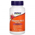 Витамин К-2 100 мкг 100 веге капсули | Now Foods