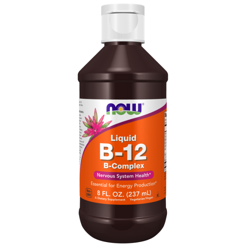 Витамин B-12 комплекс капки 237 мл | Now Foods
