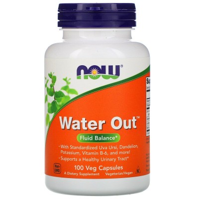 Water Out 100 веге капсули | Now Foods Извежда водата от организма Поддържа здрава пикочната система При проблеми с бъбреците Вегетариански продукт Water Out 100 капсули | Now Foods е на най-изгодната ц Water Out 100 веге капсули | Now Foods Извежда водат