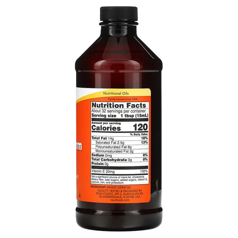 Wheat Germ Oil Liquid 473 мл | Now Foods Wheat Germ Oil Liquid 473 мл | Now Foods