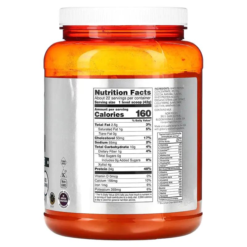Whey Protein 907 гр | Now Foods Whey Protein 907 гр | Now Foods