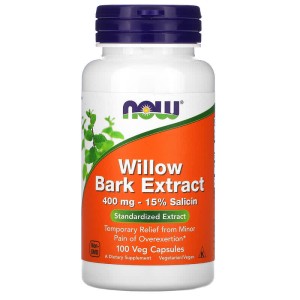 Willow Bark Extract 400 мг 100 веге капсули | Now Foods