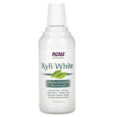 Xyli-White Mouthwash Вода против Плака без Флуор 437 мл | Now Foods За здрави зъби Убива бактериите в устната кухина За блестяща усмивка Отървава завинаги от лошия и неприятен дъх Xyli-White Вода за Уст Xyli-White Mouthwash Вода против Плака без Флуор 437