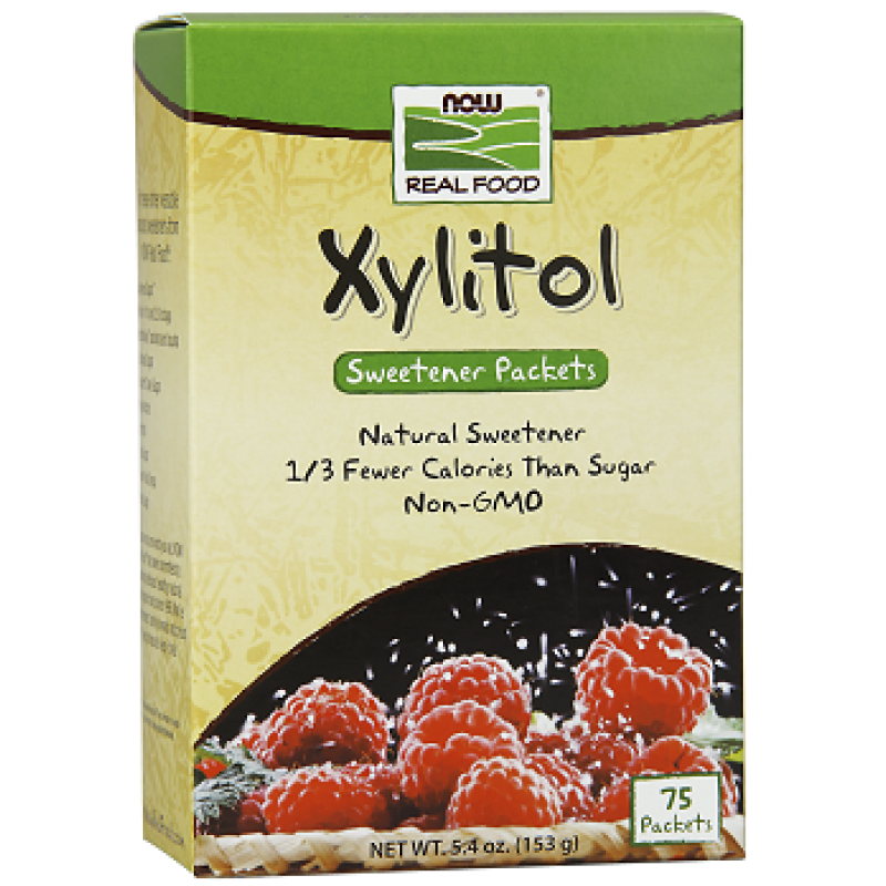 Xylitol 153 гр 75 пакетчета | Now Foods