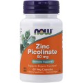 Цинк Пиколинат Zinc Picolinate 50 мг 60 капсули | Now Foods