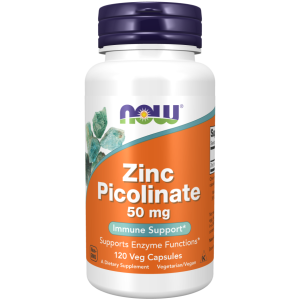 Цинк Пиколинат Zinc Picolinate 50 мг 120 капсули | Now Foods