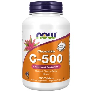 Vitamin C-500 Chewable - Череша 100 Дъвчащи таблетки