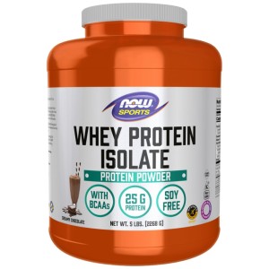 Whey Protein Isolate - Шоколад 2268 г | Now Foods