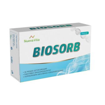 BIOSORB 450 мг 30 капсули | Nueva Vita BIOSORB 450 мг 30 капсули | Nueva VitaОчиства тялото от химикалите и биохимичните токсини
Нормализира киселинността на тялото
Установени адсорбиращи свойства спрямо радиоактивни елементи и тежки метали
И BIOSORB 450 мг 30 капсули | Nueva Vita Очиства тялото от химикалите и биохимичните токсини Нормализира киселинността на тялото Установени адсорбиращи свойства спрямо радиоактивни елементи и тежки метали Им BIOSORB 450 мг 30 капсули | Nueva Vita Очиства тя