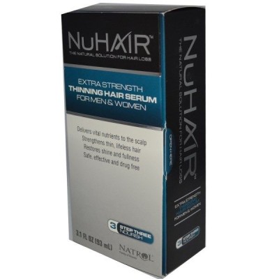 Thinning Hair Serum 93 ml I NuHair Естествено решение при загуба на коса Придава допълнителна сила на косата Заздравява тънката и безжизнена коса Възстановява блясъка и плътността на косата Безопасен и Thinning Hair Serum 93 ml I NuHair Естествено решение