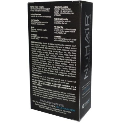 Thinning Hair Serum 93 ml I NuHair Естествено решение при загуба на коса Придава допълнителна сила на косата Заздравява тънката и безжизнена коса Възстановява блясъка и плътността на косата Безопасен и Thinning Hair Serum 93 ml I NuHair Естествено решение