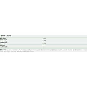 Apple Cider Vinegar Complex+ 1000 mg - 180 капсули Apple Cider Vinegar Complex+ 1000 mg - 180 капсули