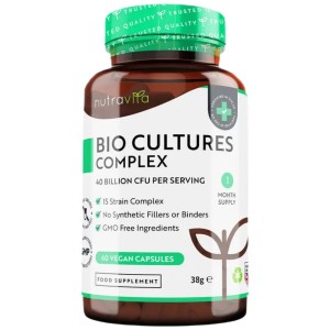 Bio Cultures Complex | 20 Billion Active Cells - 60 капсули Bio Cultures Complex | 20 Billion Active Cells - 60 капсули