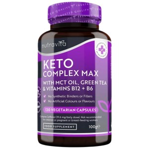 Keto Komplex Max | with MCT, Guarana & Green Tea - 120 капсули