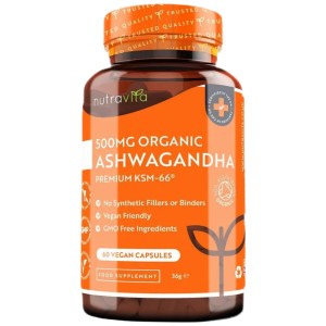 Organic Ashwagandha KSM 66 500 mg - 60 капсули