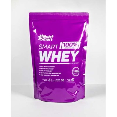 100% Whey Protein Concentrate 1000 гр | Nutri Smart Улеснява растежа на чиста мускулна маса За по-качествено възстановяване Предпазва мускулната тъкан от разпад Може да се използва преди и след тренировка 100% Whey Protein Concentrate 1000 гр | Nutri Smar