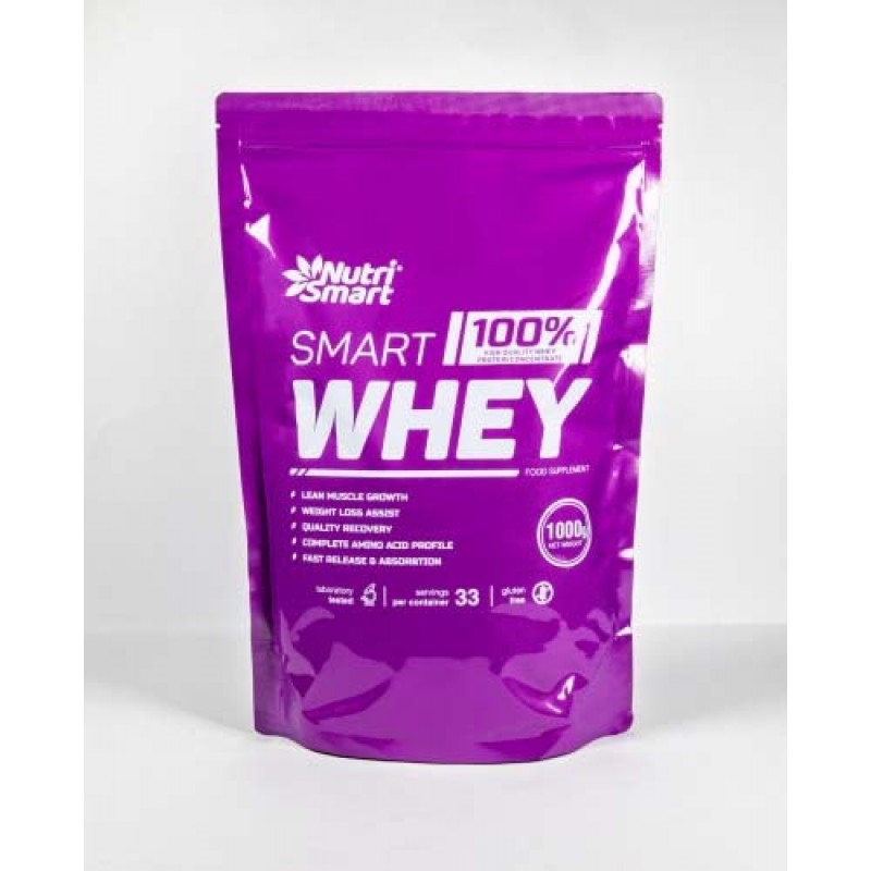 100% Whey Protein Concentrate 1000 гр | Nutri Smart