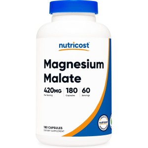 Magnesium Malate 140 мг 180 капсули | Nutricost Magnesium Malate 140 мг 180 капсули | Nutricost