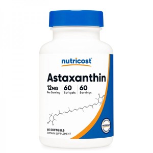 Astaxanthin 12 мг 60 гел-капсули | Nutricost