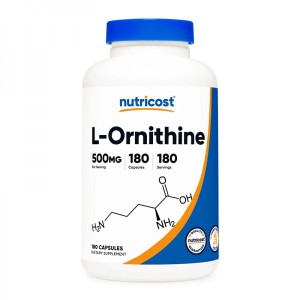 L-Ornithine 500 мг 180 капсули | Nutricost