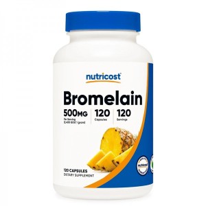 Bromelain 500 мг 120 капсули | Nutricost