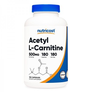 Acetyl L-Carnitine 500 мг 180 капсули | Nutricost