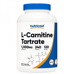 L-Carnitine Tartrate 1000 мг 240 капсули | Nutricost