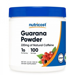 Guarana Powder 1000 мг 100 гр | Nutricost Guarana Powder 1000 мг 100 гр | Nutricost