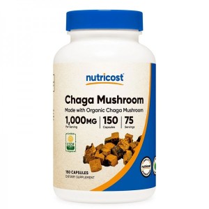 Chaga Mushroom 500 мг 150 капсули | Nutricost Chaga Mushroom 500 мг 150 капсули | Nutricost