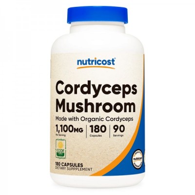 Cordyceps 550 мг 180 капсули | Nutricost
