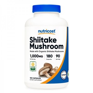 Shiitake Mushroom 180 капсули | Nutricost