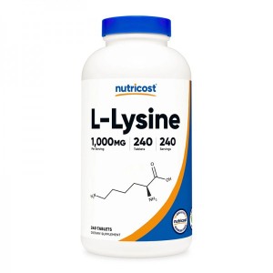 L-Lysine 1000 мг 240 таблетки | Nutricost