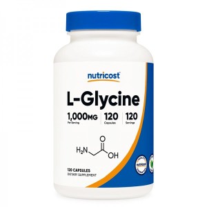L-Glycine 1000 мг 120 капсули | Nutricost L-Glycine 1000 мг 120 капсули | Nutricost
